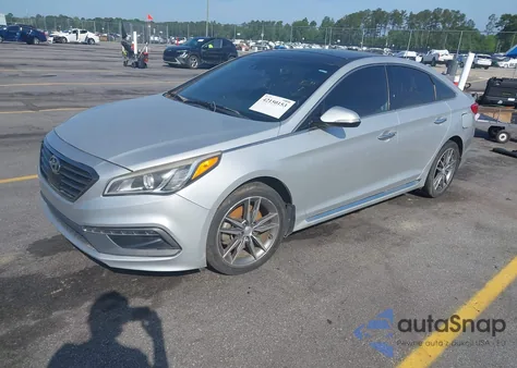 2015 Hyundai Sonata Sport 2.0T из США, поврежденный, VIN 5NPE34AB0FH084580